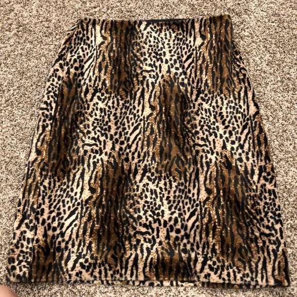 Softwear Brand Leopard Skirt - Picture 1 of 2